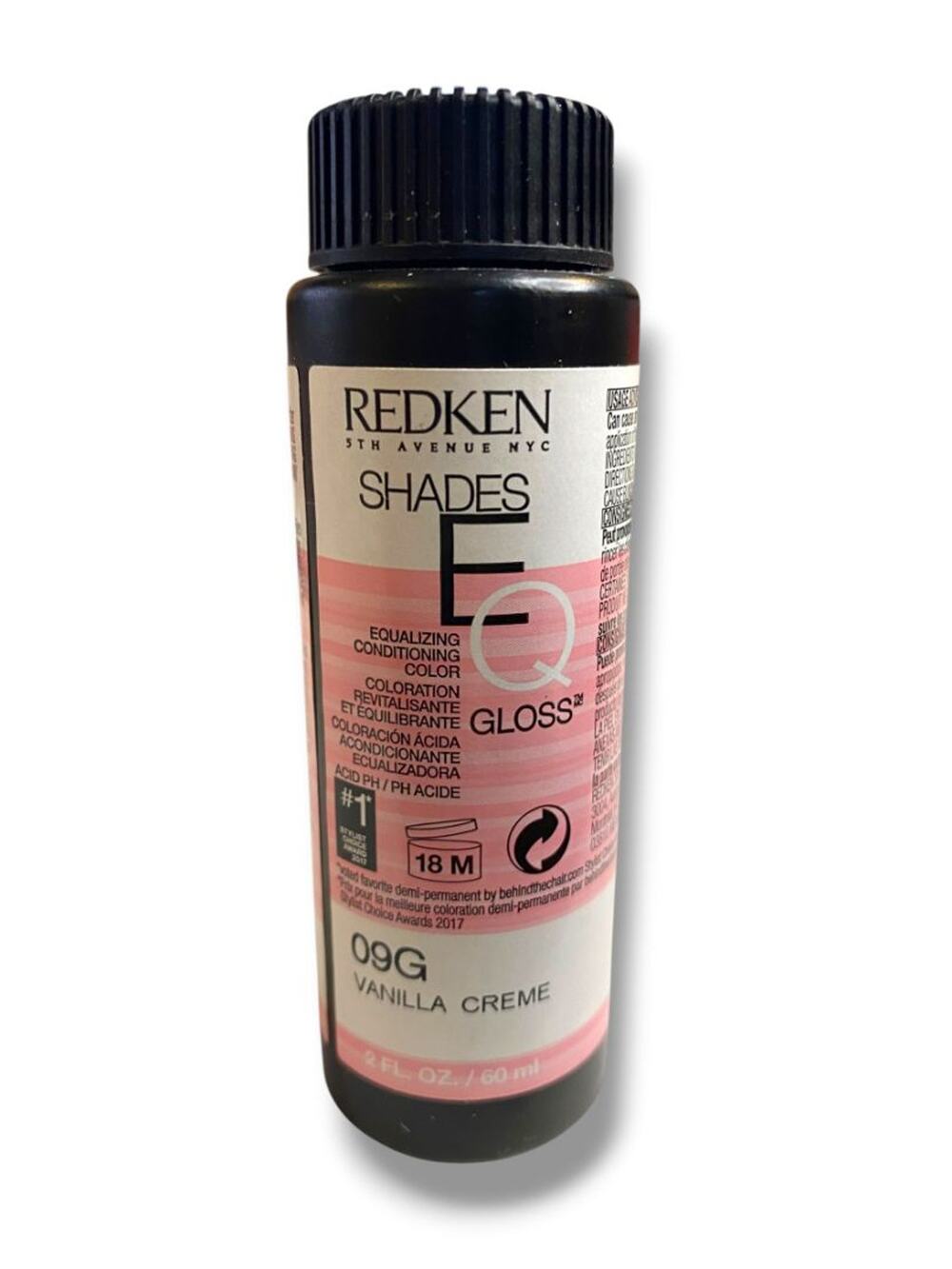 Redken New Shades EQ Gloss Equalizing Conditioner 09G Vanilla Creme 2oz